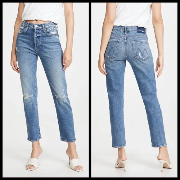 💕MOTHER SUPERIOR💕 The Trickster Ankle Jeans ~ On Holy Ground 26 NWOT